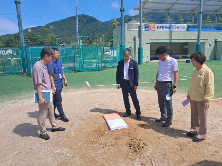 김영식 고창군부군수, 도민체전 경기장 점검(1)