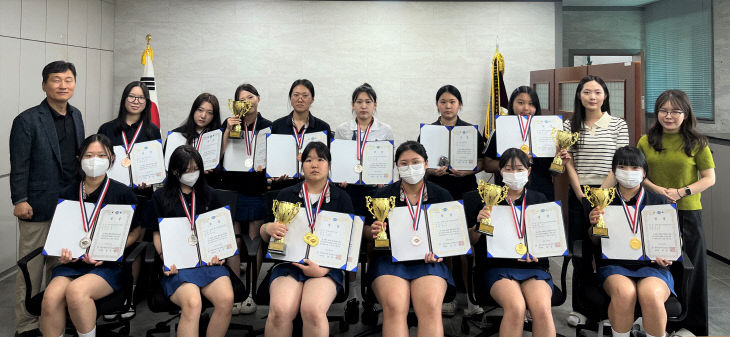 논산여상, 제 9회 충남도지사배 전국 미용경연대회 수상_1