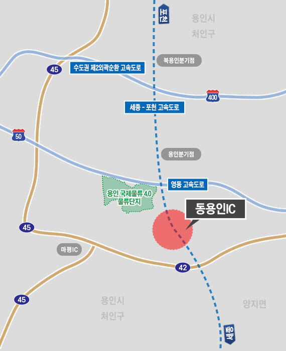 1. 동용인IC 위치도