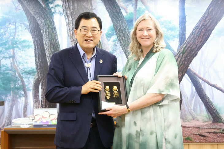 던 베넷 주한뉴질랜드 대사 경주 방문