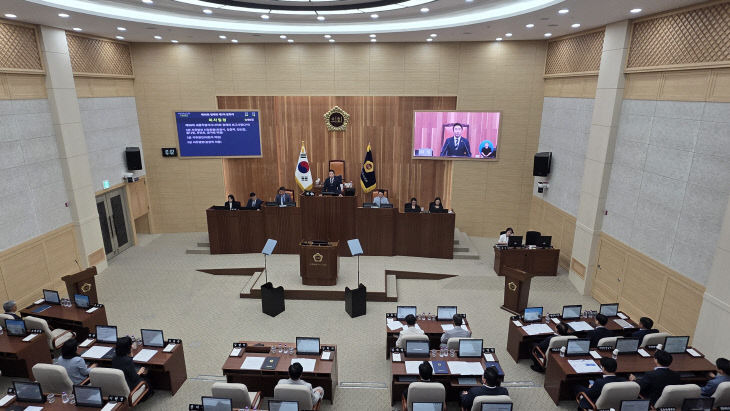 세종시의회 본회의장 전경