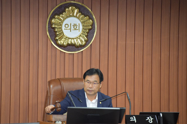 2025.09.09(화) 제266회 논산시의회 임시회 개회 조용훈 의장