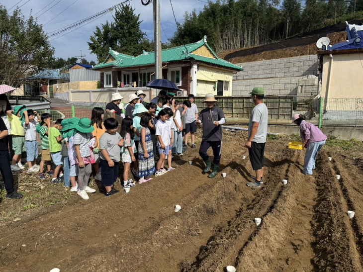 서천교육지원청이 실시한 학교텃밭가꾸기 현장점검
