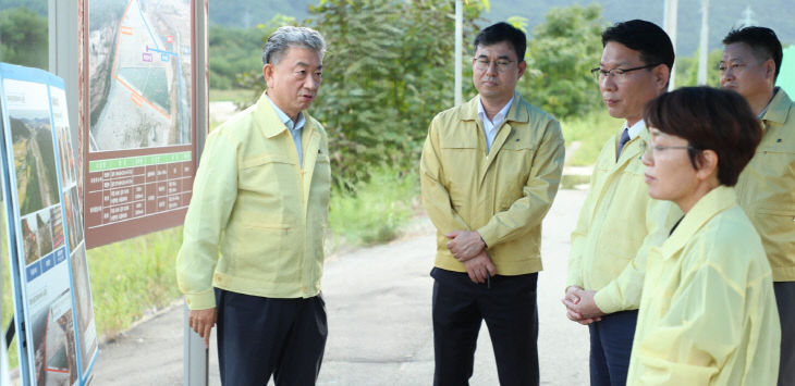 쌍천 2지하수댐 현장점검