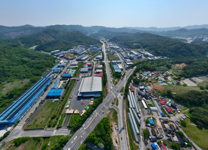 계룡산업단지 전경
