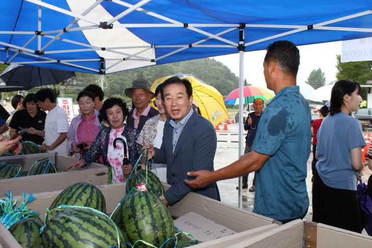 상반기 생거진천 농특산물 직거래 장터 운영 사진