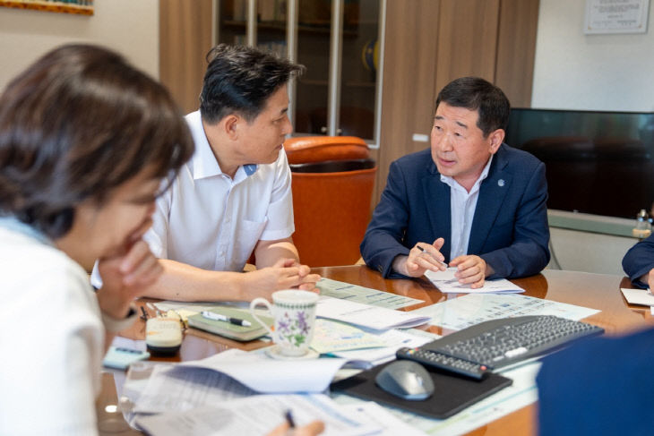 증평군 한국 수자원공사 방문