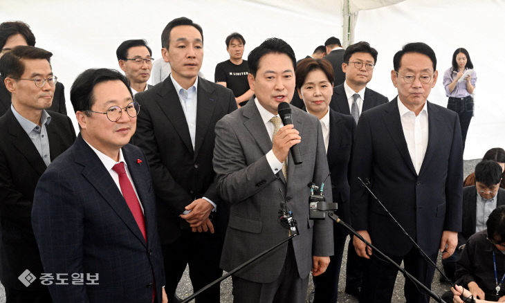 20250924-장동혁 대표 대전 방문1