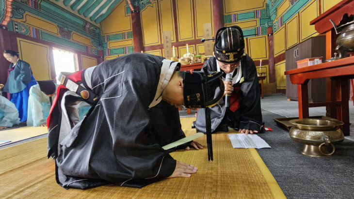 양산향교 추기석정대제 봉행