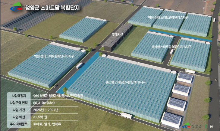 청양군 스마트팜 복합단지