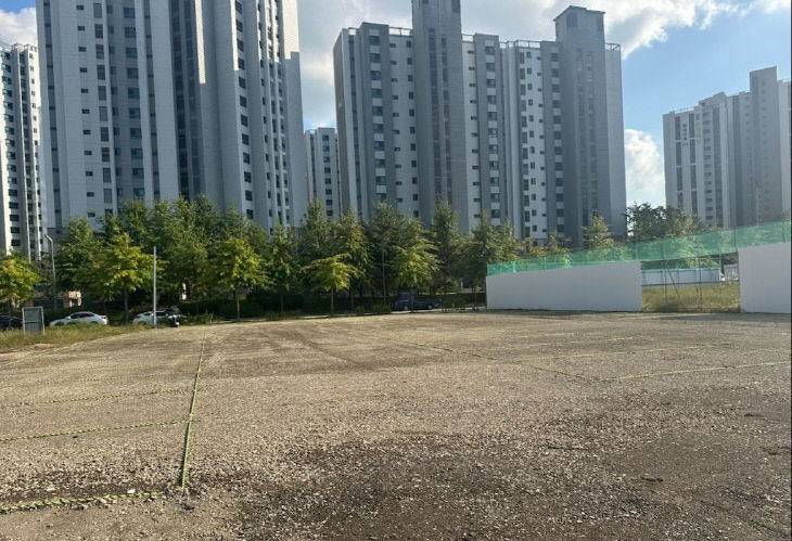 내포신도시 협약주차장 조성 현황사진