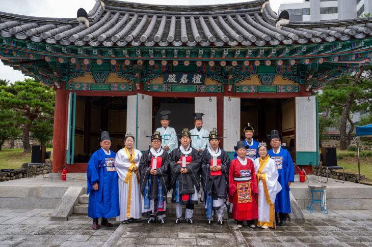 증평군 개천대제 단체사진