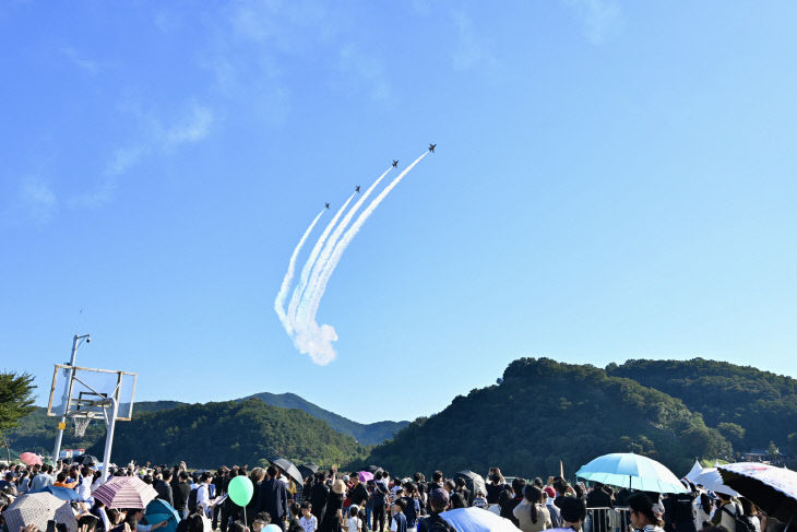 제71회 백제문화제_블랙이글스 에어쇼 (1)