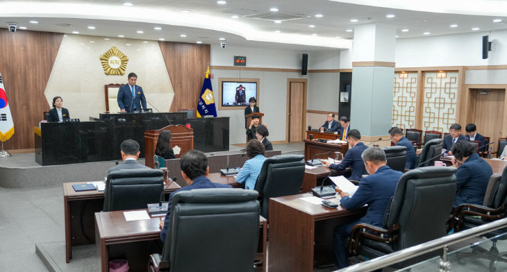 괴산군의회, 제345회 임시회 개회