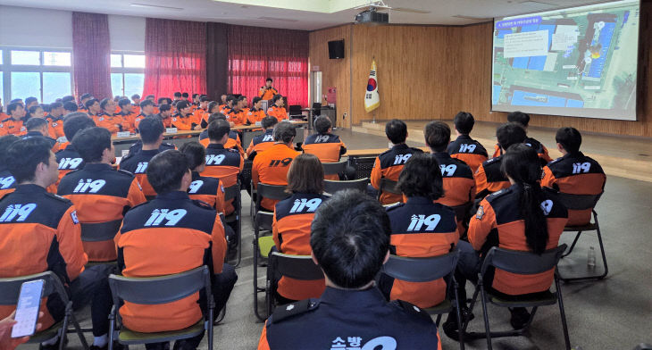 (1015) 논산소방서, 긴급구조통제단 기능숙달 도상훈련 실시