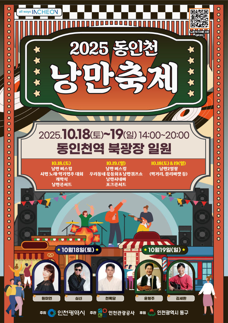 2025 동인천 낭만축제_포스터
