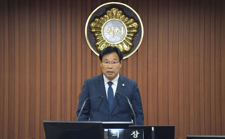 제267회 논산시의회 임시회 개회사(조용훈의장)