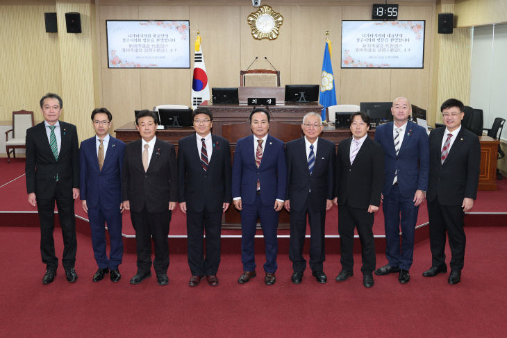 청주시의회, 일본 니가타시의회 대표단 맞아 우호 교류 강화