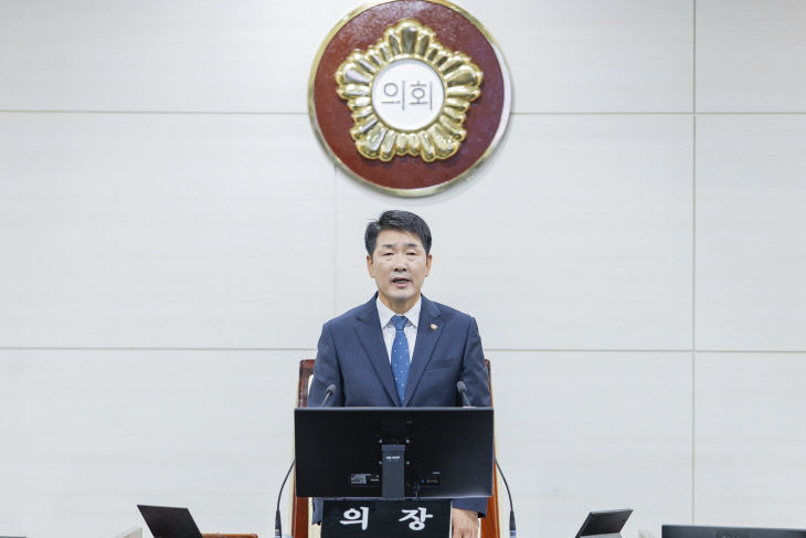 화성시의회 배정수의장 개회사