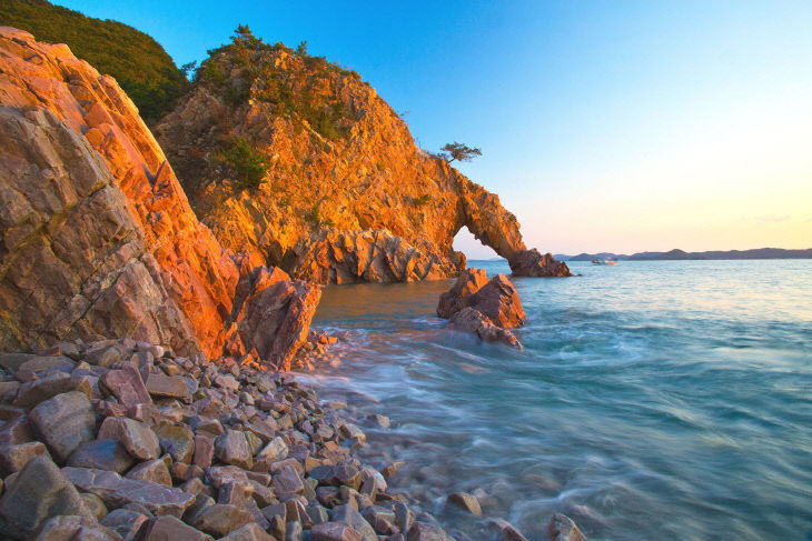 5. 황금산 코끼리바위 전경