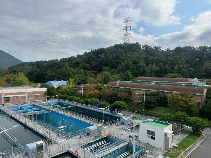 웅상정수장 전경