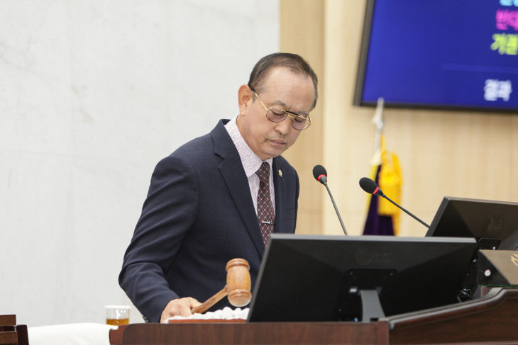 예산군의회 장순관 의장