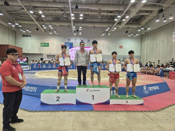 공주생명과학고_제106회 전국체육대회 씨름 입상 사진(2)