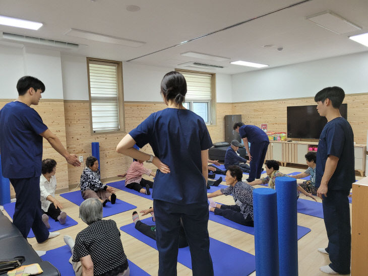 중부대 물리치료학과 어르신 물리리치료 프로그램