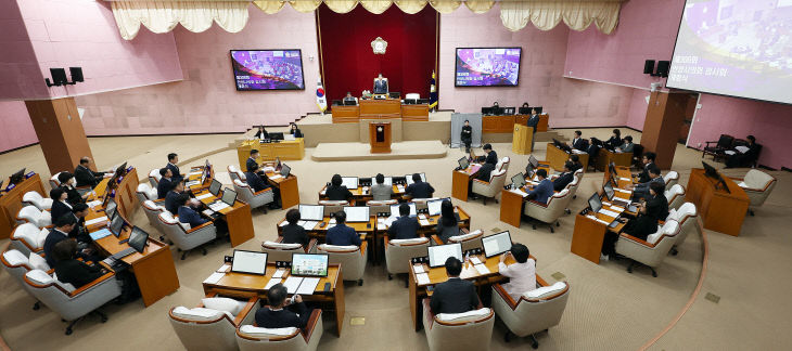 안양시의회, ‘제306회 임시회’ 개회.