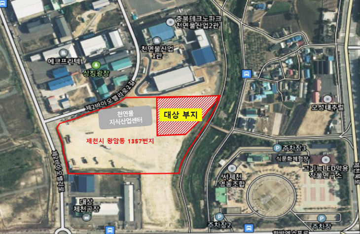천연물소재 전주기 표준화 허브센터 위치도
