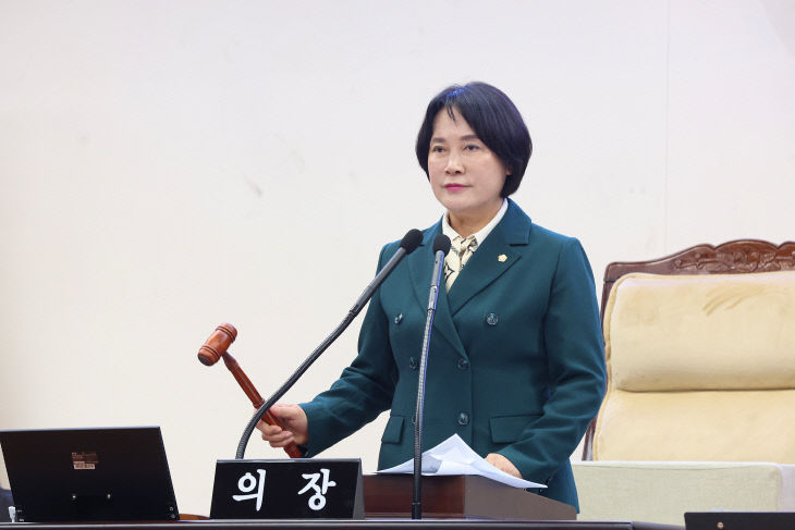 남동구 의장(제307회 임시회 폐회)