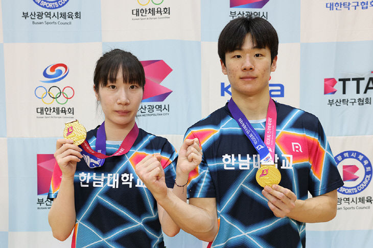 이은주 이호열 금메달 수상사진 원본