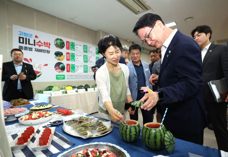 (자료사진) 고창 미니수박 평가회(3)