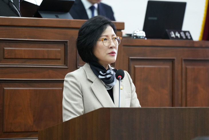 5분발언 사진2(정혜영 의원)