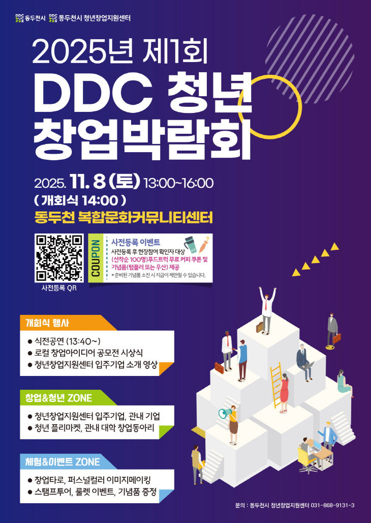 동두천시 청년창업지원센터, ‘제1회 DDC 청년창업 박람회’ 개