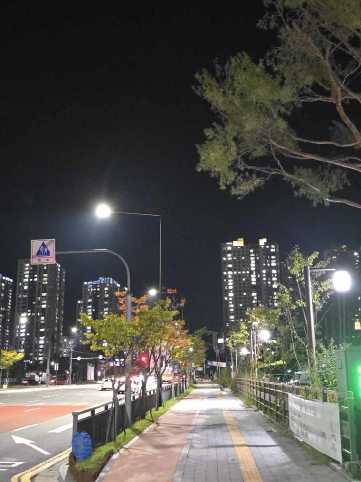 의정부시, 민락2지구 보행등 LED 전면 교체…안전한 밤길 조성