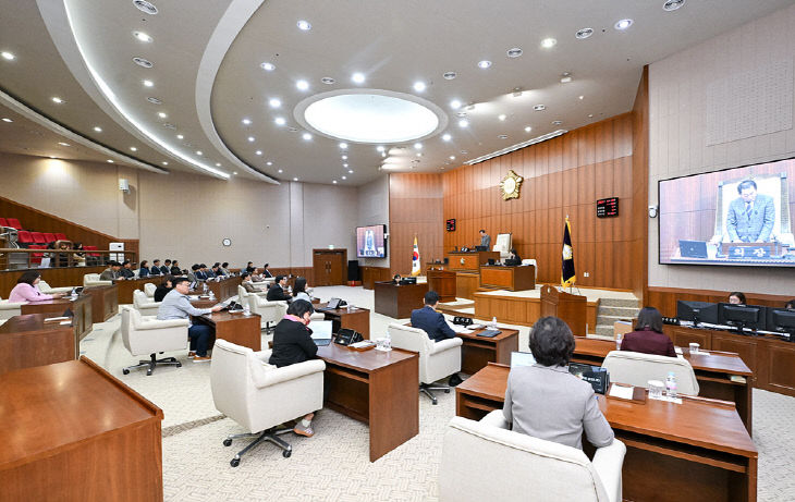 사진(의정부시의회 제339회 임시회 개회)