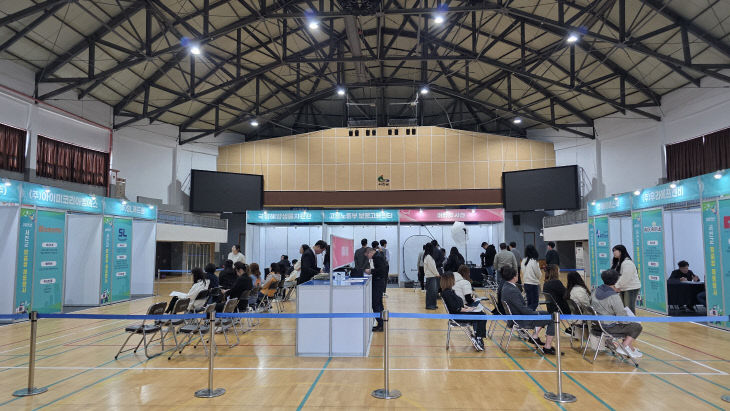 서천지역재단이 개최한 지역맞춤형 채용행사