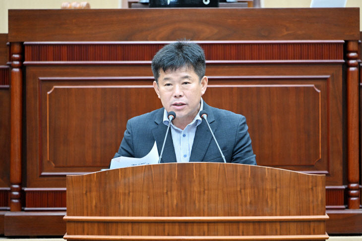 5분자유발언 사진(박운서 의원)