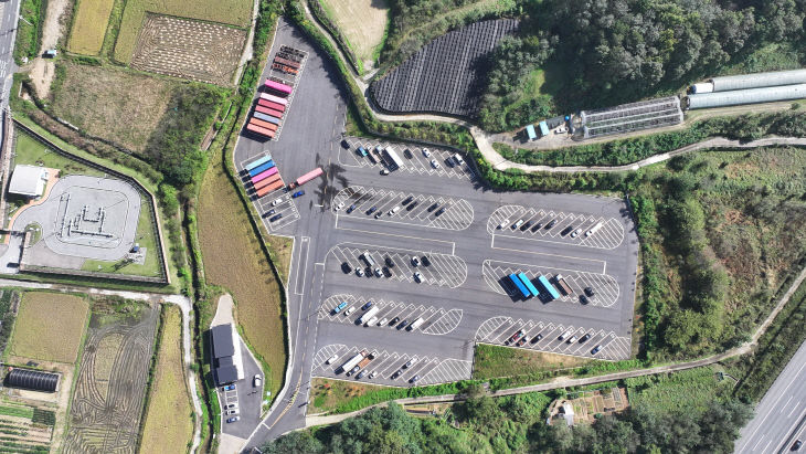 사진1) 옥천군 화물자동차 공영차고지 조감도