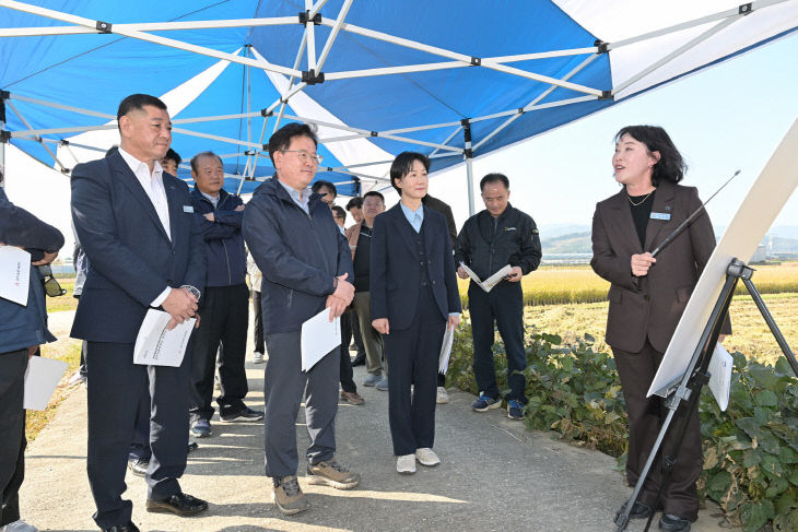 농촌진흥청장 벼 수확 및 수매 현장 방문