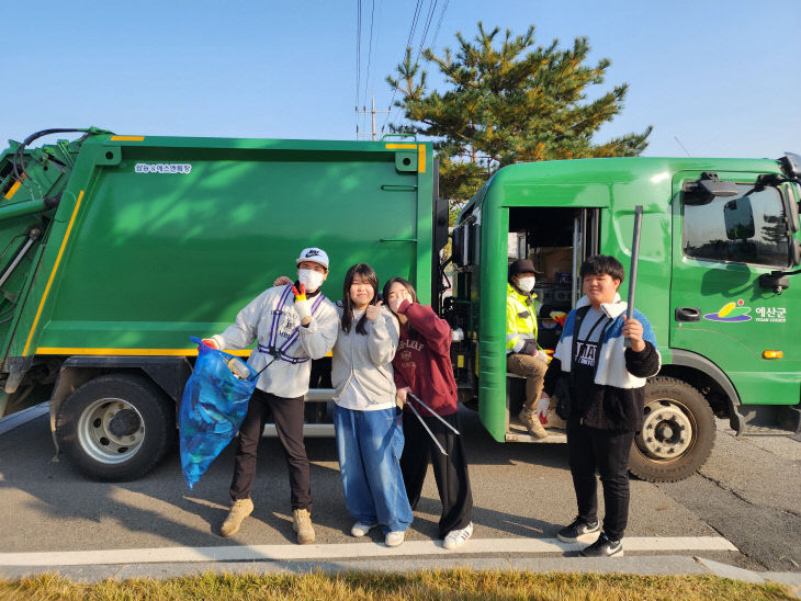 예산 삽교중, 삽교 주변 환경정화활동 실시1