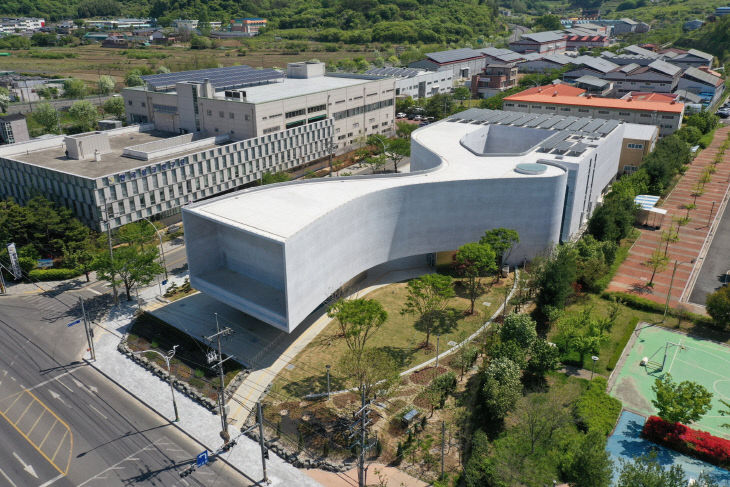 ‘진주실크박물관’ 역사적 개관 -항공사진