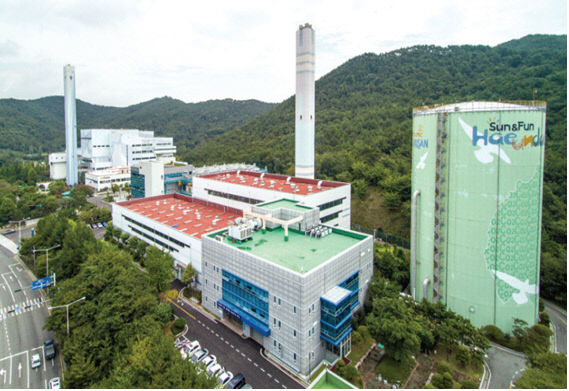 해운대 집단에너지공급시설 전경.부산시 제공