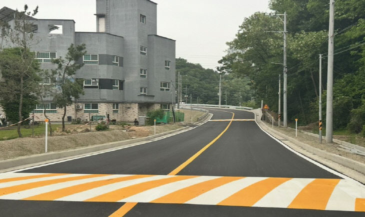 농어촌도로 조성으로 농촌지역 교통망 확충_사진(구룡리)