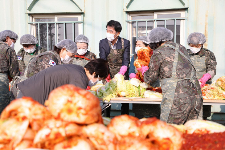 11.6.보은군 여성예비군, 김장 250포