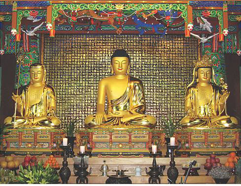 경산 삼보사 삼존불(2007)