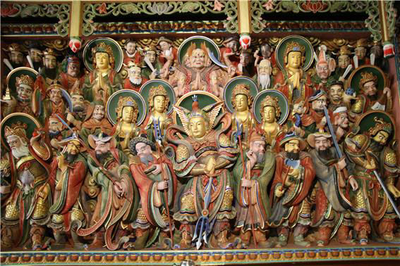 법해사 신중 목탱화(1991)