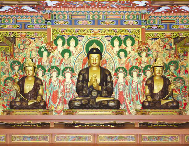 진불선원 비로자나삼존불(2010)