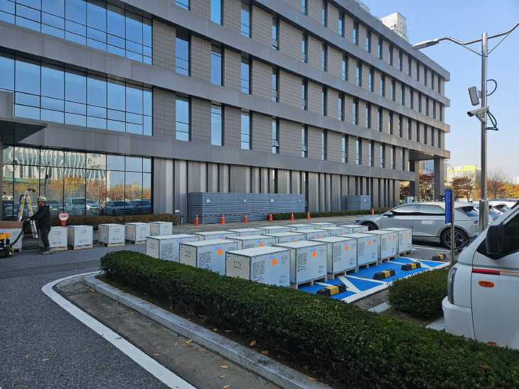 사진자료음성소방서, 맹동면 데이터센터 UPS및 축전지 교체 긴